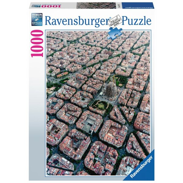 Ravensburger 15187 - Barcelona von Oben - 1000 Teile