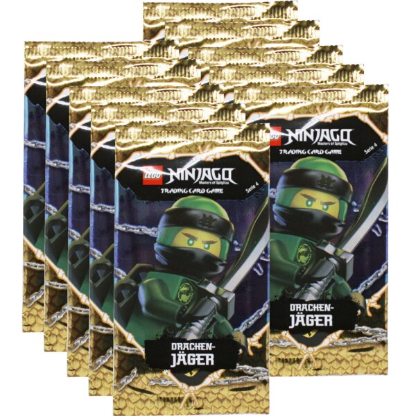 LEGO Ninjago - Serie 4 Trading Cards - 10 Booster - Deutsch