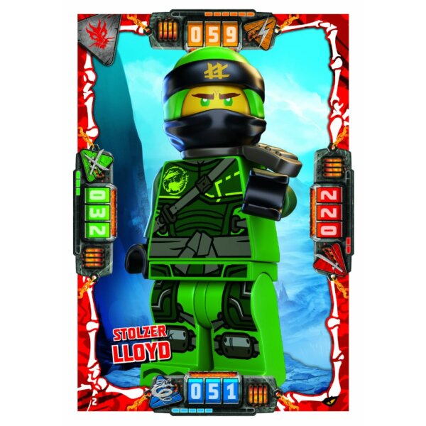 2 - Stolzer Lloyd - Helden Karte - LEGO Ninjago SERIE 4