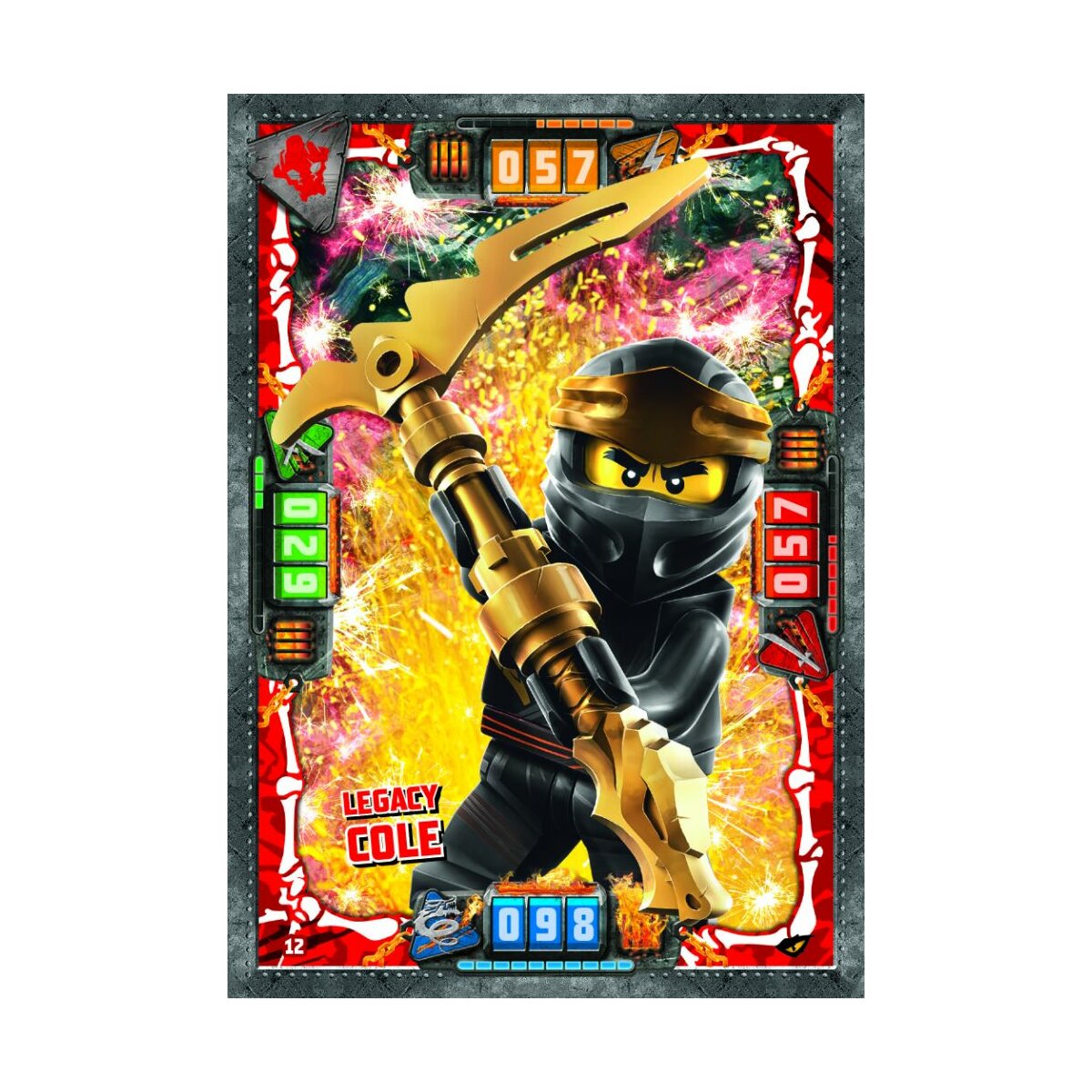 10 LEGO Ninjago SERIE 4 Helden Karte Ultra Duell Cole