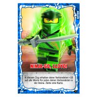 166 - NINJA-GO, Lloyd! - Aktionskarte - LEGO Ninjago SERIE 4