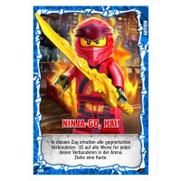 168 - NINJA-GO, Kai! - Aktionskarte - LEGO Ninjago SERIE 4