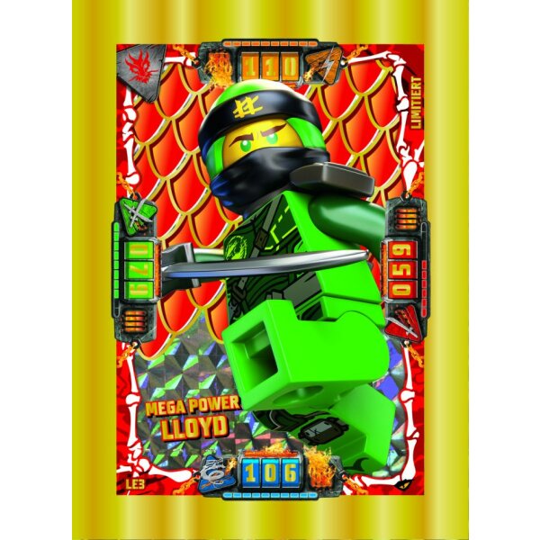 LE3 - Mega Power Lloyd - Limitierte Auflage - LEGO Ninjago SERIE 4