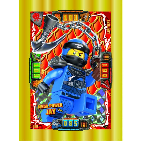 LE6 - Mega Power Jay - Limitierte Auflage - LEGO Ninjago SERIE 4