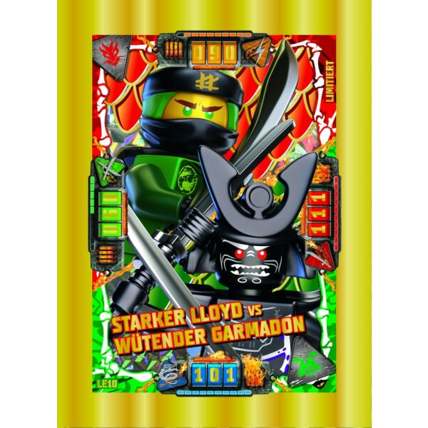 LE10 - Starker Lloyd vs Wütender Garmadon - Limitierte Auflage - LEGO Ninjago SERIE 4