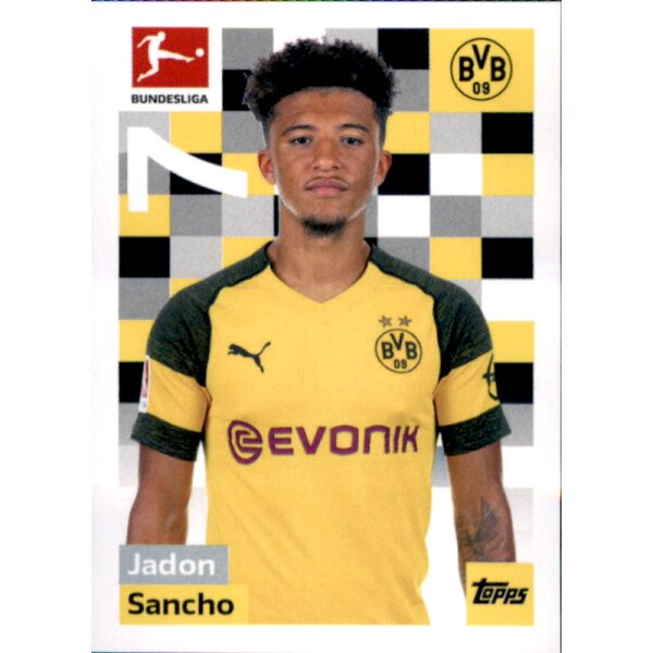 TOPPS Bundesliga 2018/2019 - Sticker 58 - Jadon Sancho