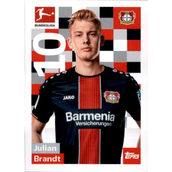 TOPPS Bundesliga 2018/2019 - Sticker 165 - Julian Brandt