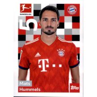 TOPPS Bundesliga 2018/2019 - Sticker 202 - Mats Hummels