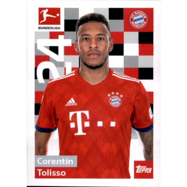 TOPPS Bundesliga 2018/2019 - Sticker 206 - Corentin Tolisso