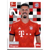 TOPPS Bundesliga 2018/2019 - Sticker 211 - Sandro Wagner