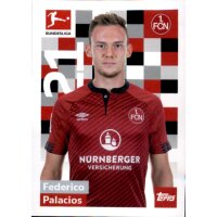 TOPPS Bundesliga 2018/2019 - Sticker 227 - Federico Palacios