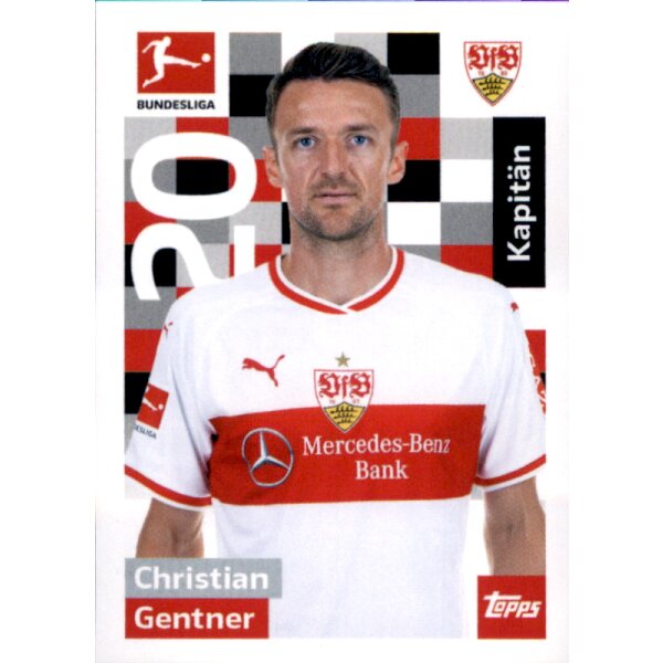 TOPPS Bundesliga 2018/2019 - Sticker 252 - Christian Gentner