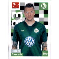 TOPPS Bundesliga 2018/2019 - Sticker 271 - Daniel Ginczek