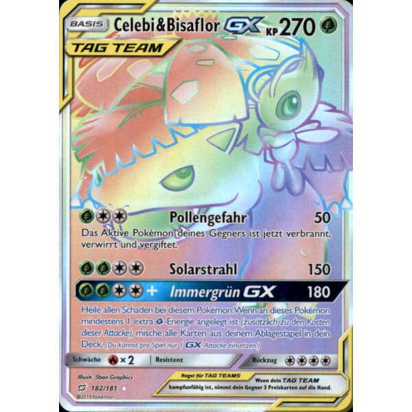 182/181 Celebi & Bisaflor GX - Teams sind Trumpf - Deutsch