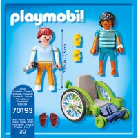 Playmobil Krankenhaus 70193 - Patient im Rollstuhl