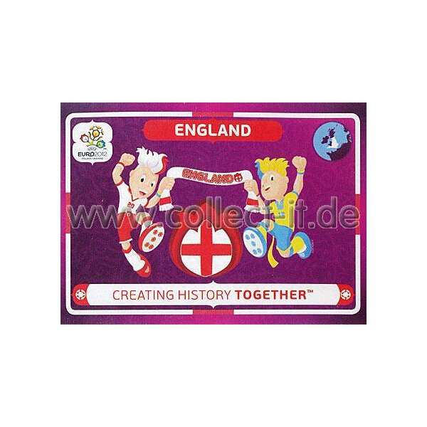 Panini EM 2012 deutsche Version - Sticker 45 - England