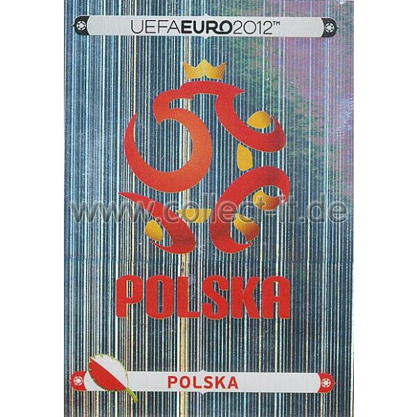 Panini EM 2012 deutsche Version - Sticker 50 - Logo - Polen