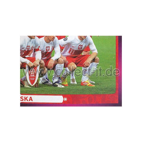 Panini EM 2012 deutsche Version - Sticker 54 - Team-Polen