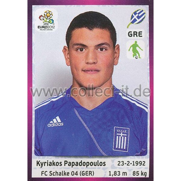 Panini EM 2012 deutsche Version - Sticker 90 - Kyriakos Papadopoulos