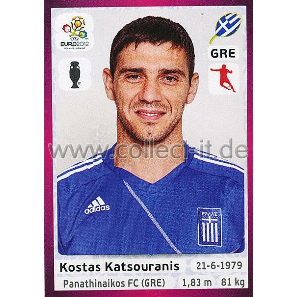 Panini EM 2012 deutsche Version - Sticker 95 - Kostas Katsouranis