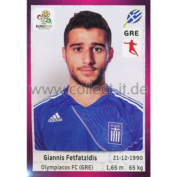 Panini EM 2012 deutsche Version - Sticker 97 - Giannis Fetfatzidis