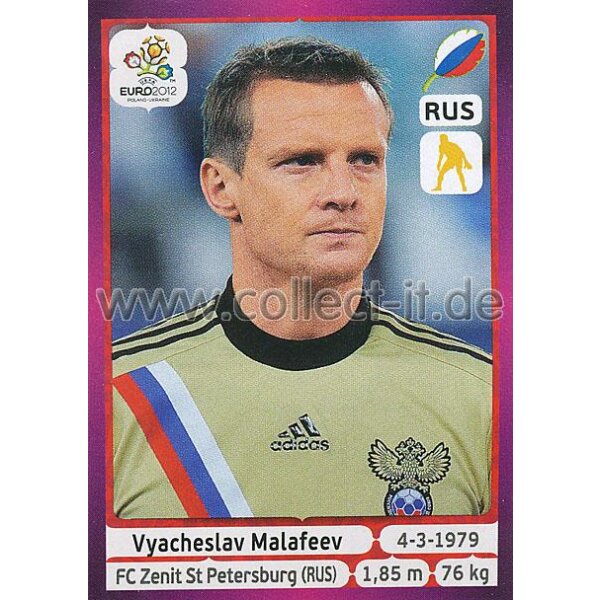 Panini EM 2012 deutsche Version - Sticker 114 - Vyacheslav Malafeev