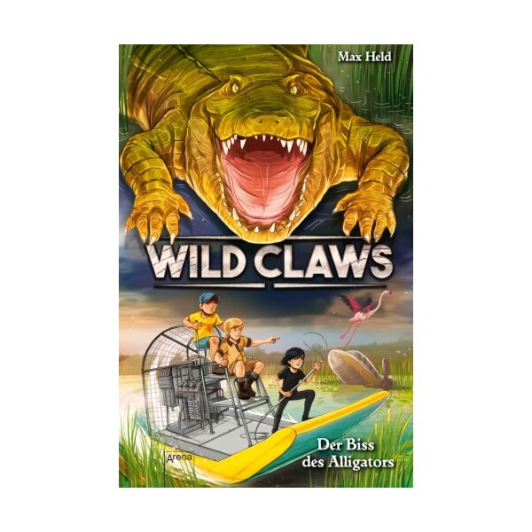 Arena HC Kinderbuch ab 10 Held, Wild Claws (2) Der Biss des Alligators