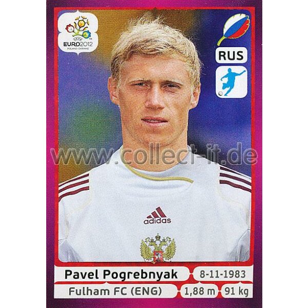 Panini EM 2012 deutsche Version - Sticker 132 - Pavel Pogrebnyak