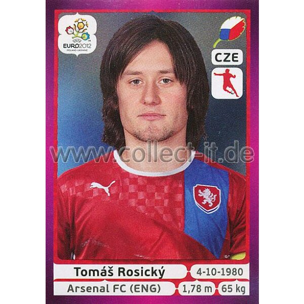 Panini EM 2012 deutsche Version - Sticker 155 - Tomas Rosicky