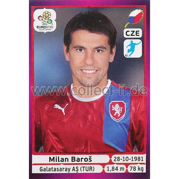 Panini EM 2012 deutsche Version - Sticker 159 - Milan Baros