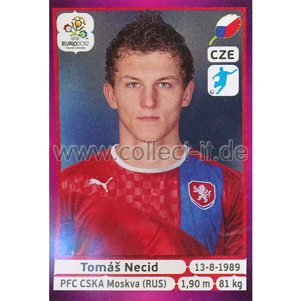 Panini EM 2012 deutsche Version - Sticker 160 - Tomas Necid