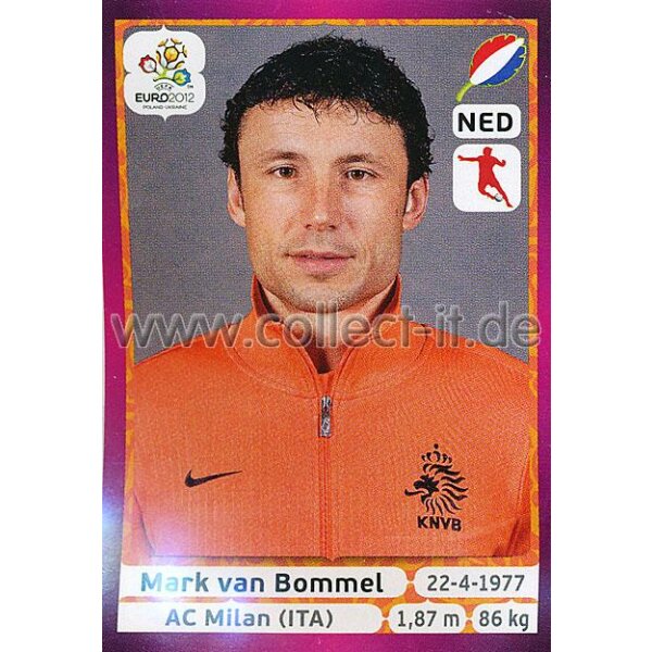 Panini EM 2012 deutsche Version - Sticker 178 - Mark van Bommel