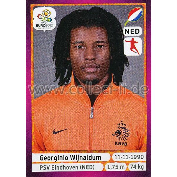 Panini EM 2012 deutsche Version - Sticker 183 - Georginio Wijnaldum