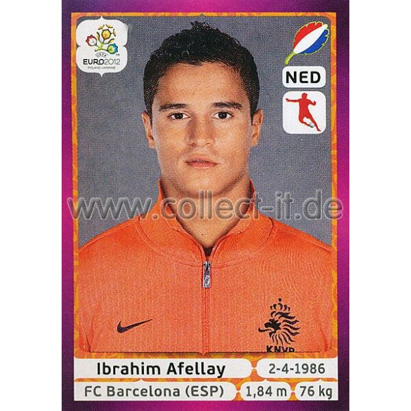 Panini EM 2012 deutsche Version - Sticker 184 - Ibrahim Afellay