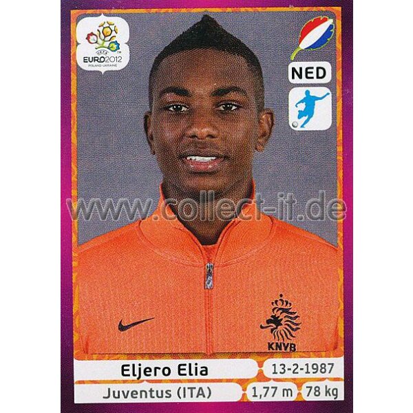 Panini EM 2012 deutsche Version - Sticker 185 - Eljero Elia