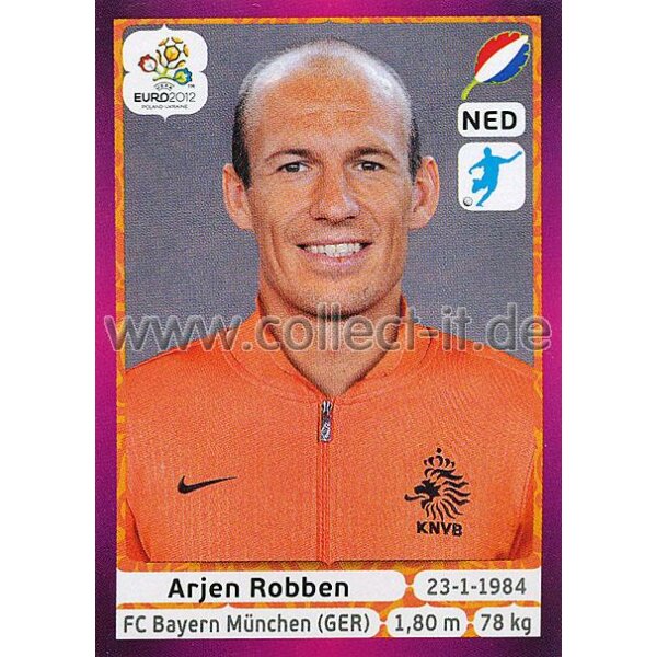 Panini EM 2012 deutsche Version - Sticker 186 - Arjen Robben