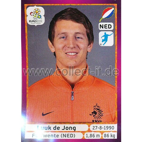 Panini EM 2012 deutsche Version - Sticker 187 - Luuk de Jong