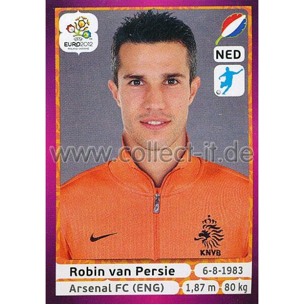 Panini EM 2012 deutsche Version - Sticker 189 - Robin van Persie