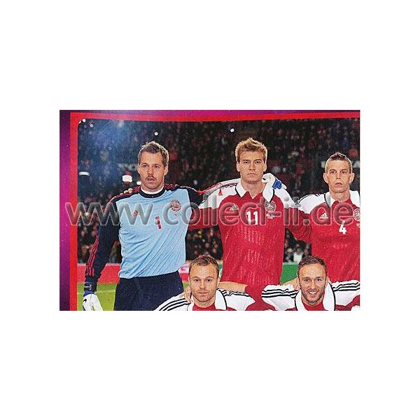 Panini EM 2012 deutsche Version - Sticker 196 - Team -  Dänemark