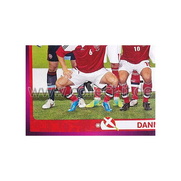 Panini EM 2012 deutsche Version - Sticker 198 - Team -  D&auml;nemark