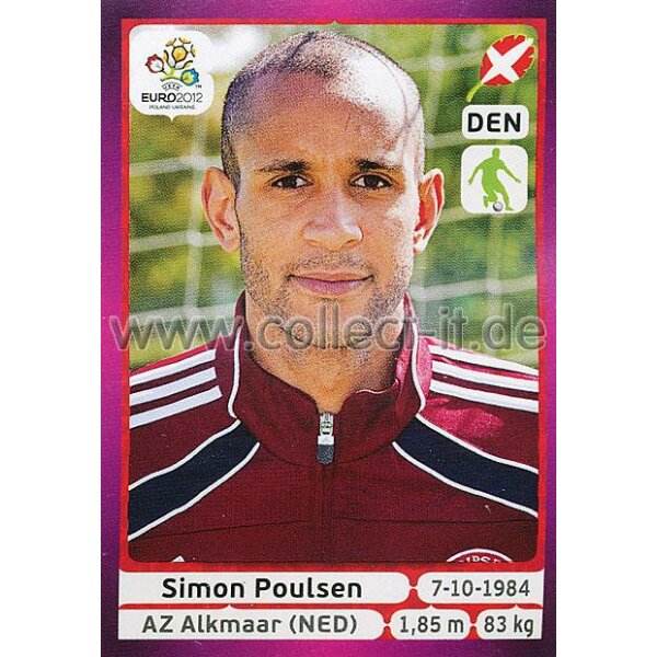 Panini EM 2012 deutsche Version - Sticker 207 - Simon Poulsen