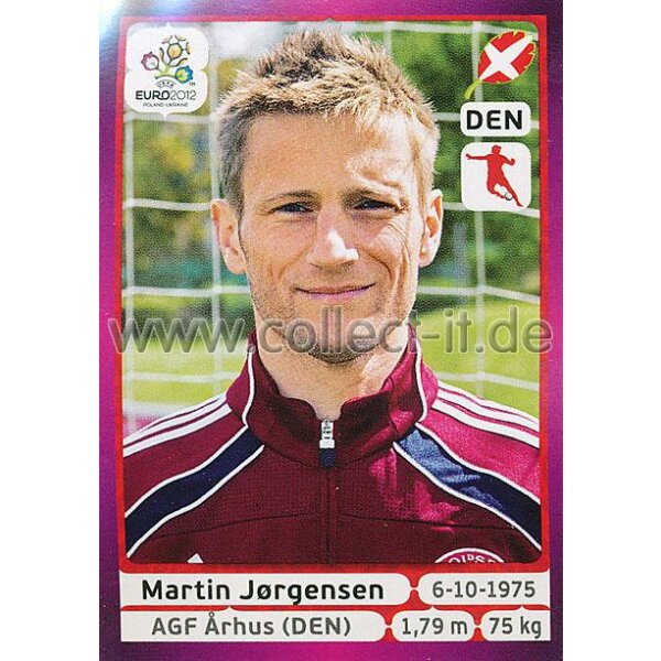 Panini EM 2012 deutsche Version - Sticker 208 - Martin Jorgensen