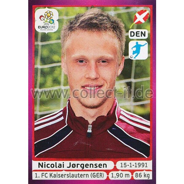 Panini EM 2012 deutsche Version - Sticker 218 - Nicolai Jorgensen