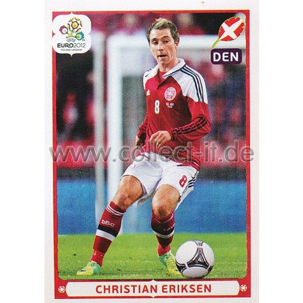 Panini EM 2012 deutsche Version - Sticker 221 - Christian Eriksen
