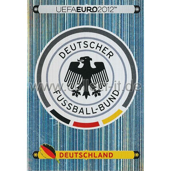 Panini EM 2012 deutsche Version - Sticker 224 - Logo - Deutschland