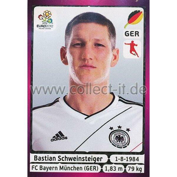 Panini EM 2012 deutsche Version - Sticker 239 - Bastian Schweinsteiger