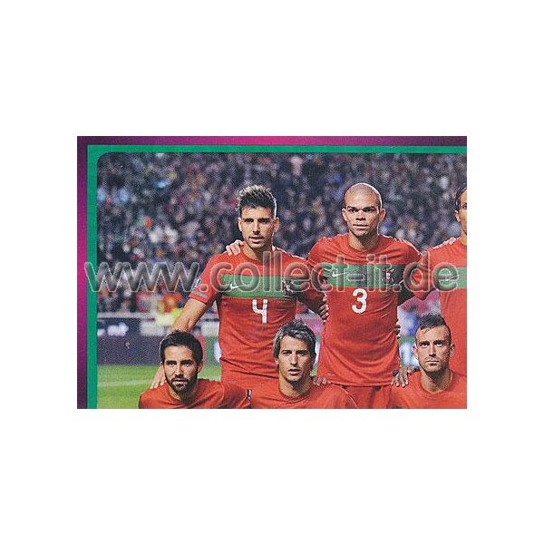 Panini EM 2012 deutsche Version - Sticker 254 - Team - Portugal