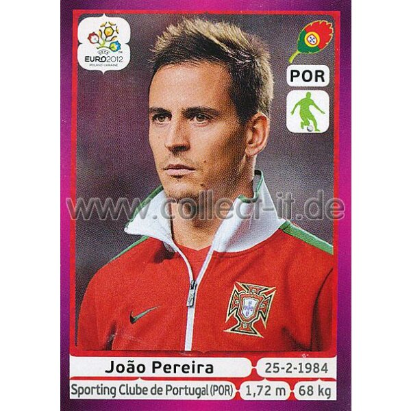 Panini EM 2012 deutsche Version - Sticker 263 - Joao Pereira