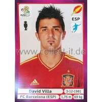 Panini EM 2012 deutsche Version - Sticker 304 - David Villa