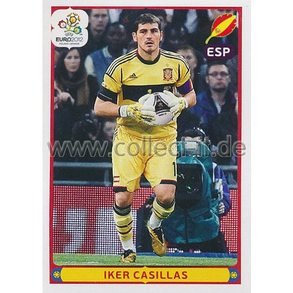 Panini EM 2012 deutsche Version - Sticker 307 - Iker Casillas